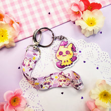 Load image into Gallery viewer, Cute Mimikyu - Mini Lanyard + Keychain Set