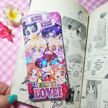 Load image into Gallery viewer, Kiss Kiss Host Club - Holographic Prism Bookmark