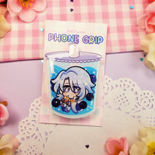 Load image into Gallery viewer, Genshin Boba Tea Grips - Acrylic Phone Grip