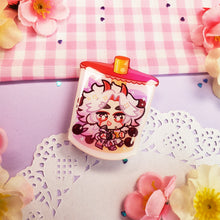 Load image into Gallery viewer, Genshin Boba Tea Grips - Acrylic Phone Grip