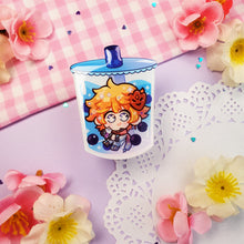 Load image into Gallery viewer, Genshin Boba Tea Grips - Acrylic Phone Grip