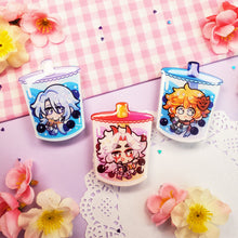 Load image into Gallery viewer, Genshin Boba Tea Grips - Acrylic Phone Grip