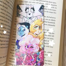 Load image into Gallery viewer, SU - Diamonds - Holographic Prism Bookmark