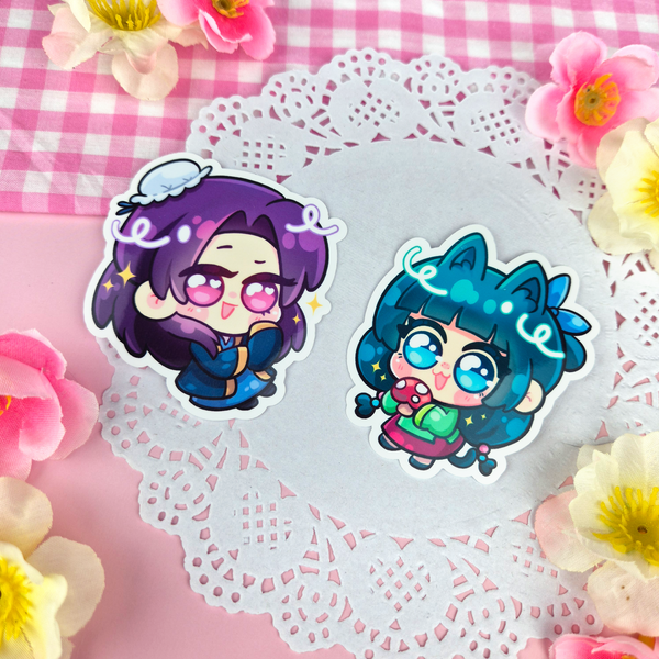 Maomao + Jinshi - Stickers, Die Cut Stickers