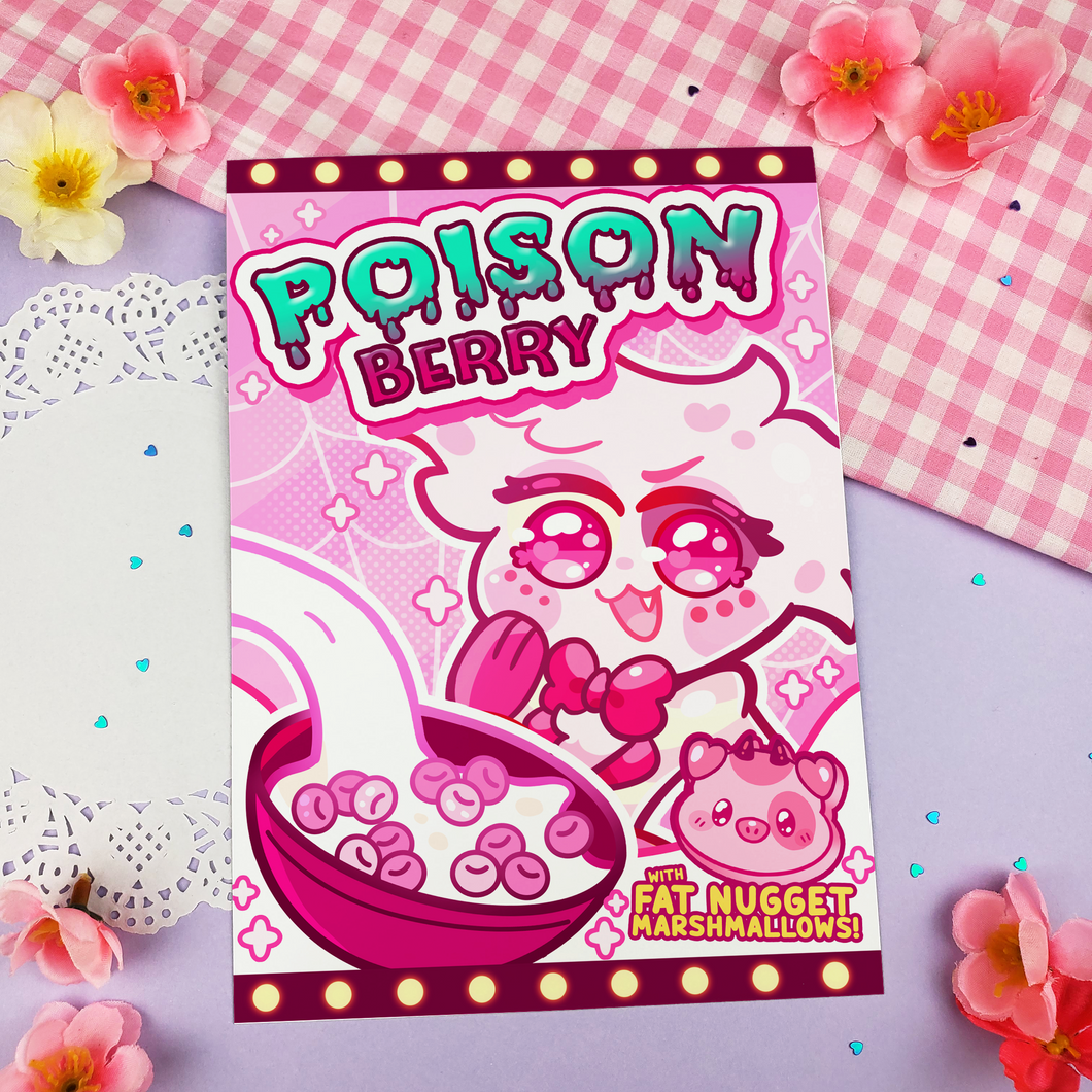 Angel Dust Poison Berry Cereal - Print