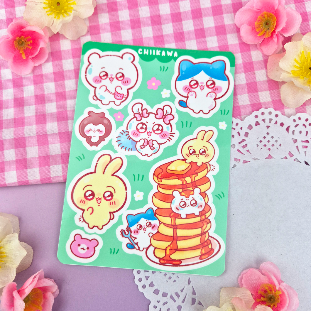Chiikawa - Kiss Cut - Sticker Sheet - Vinyl Stickers (Copy)