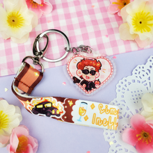 Load image into Gallery viewer, GO - Gomens - Ineffable Husbands - Mini Lanyard + Acrylic Keychain Set
