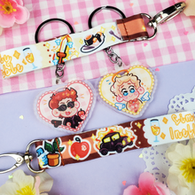 Load image into Gallery viewer, GO - Gomens - Ineffable Husbands - Mini Lanyard + Acrylic Keychain Set
