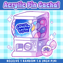 Load image into Gallery viewer, Genshin Gacha Spin - Mystery Acrylic Pin
