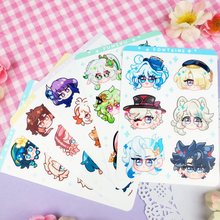 Load image into Gallery viewer, Genshin Impact - Fontaine- Kiss Cut Sticker Sheet
