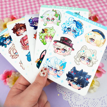 Load image into Gallery viewer, Genshin Impact - Fontaine- Kiss Cut Sticker Sheet
