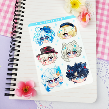 Load image into Gallery viewer, Genshin Impact - Fontaine- Kiss Cut Sticker Sheet
