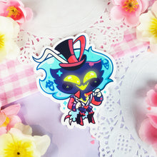 Load image into Gallery viewer, Helluva Boss - Blitzo + Stolas + Fizz - Chibi - Stickers, Die Cut Stickers
