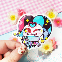 Load image into Gallery viewer, Helluva Boss - Blitzo + Stolas + Fizz - Chibi - Stickers, Die Cut Stickers
