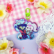 Load image into Gallery viewer, Helluva Boss - Blitzo + Stolas - Fizz + Asmodeus- Acrylic Charms/Keychains
