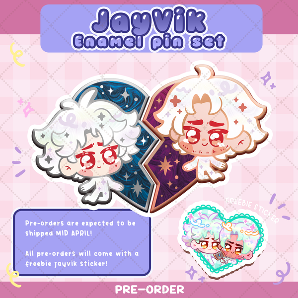 PRE-ORDER | JayVik Hard Enamel Pin Set