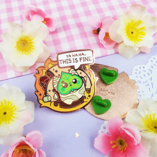 TOTK - Korok - This is Fine- Hard Enamel Pin