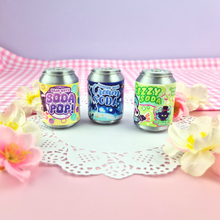 Load image into Gallery viewer, Soda Can Clicker Keychains | Saja Boys | Fizzy Soda | Shadow Milk Soda
