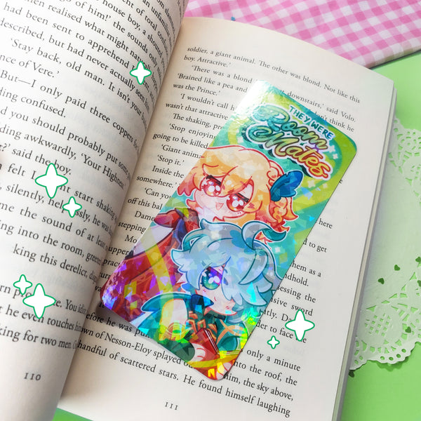 They Were Roommates - Alhaitham + Kaveh - Holographic Prism Bookmark