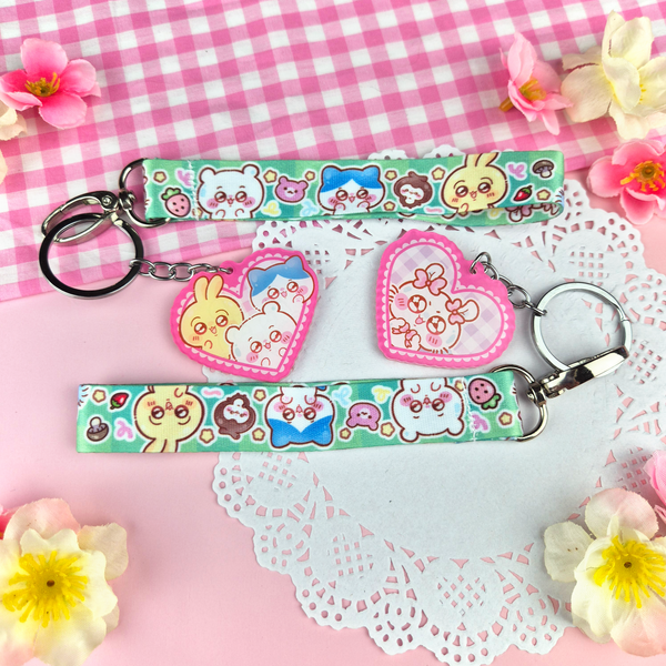 Chiikawa - Mini Lanyard + Keychain Set