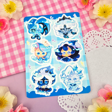 Load image into Gallery viewer, Cookie - Chibis - Kiss Cut - Sticker Sheet - Vinyl Stickers
