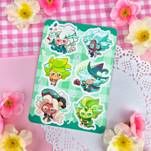 Load image into Gallery viewer, Cookie - Chibis - Kiss Cut - Sticker Sheet - Vinyl Stickers
