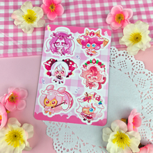 Load image into Gallery viewer, Cookie - Chibis - Kiss Cut - Sticker Sheet - Vinyl Stickers
