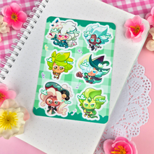 Load image into Gallery viewer, Cookie - Chibis - Kiss Cut - Sticker Sheet - Vinyl Stickers
