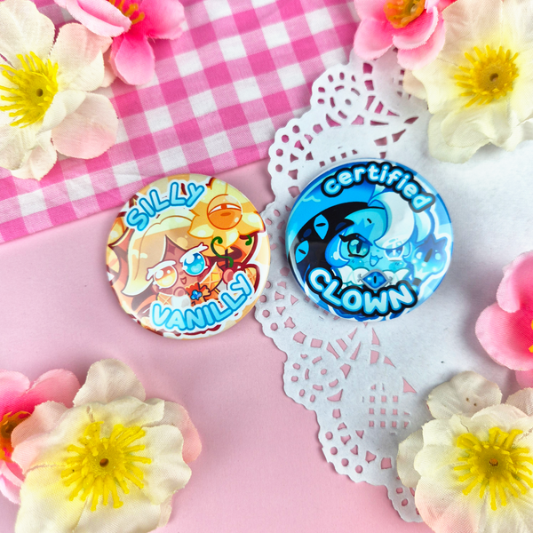 Shadow Milk Cookie + Pure Vanilla Cookie Badges