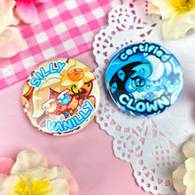 Load image into Gallery viewer, Shadow Milk Cookie + Pure Vanilla Cookie Badges
