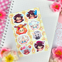 Load image into Gallery viewer, Critical Roll Campaigns - Kiss Cut - Sticker Sheet - Vinyl Stickers
