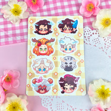 Load image into Gallery viewer, Critical Roll Campaigns - Kiss Cut - Sticker Sheet - Vinyl Stickers

