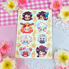Load image into Gallery viewer, Critical Roll Campaigns - Kiss Cut - Sticker Sheet - Vinyl Stickers
