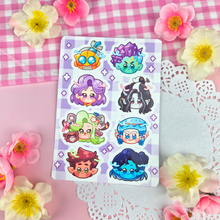 Load image into Gallery viewer, Critical Roll Campaigns - Kiss Cut - Sticker Sheet - Vinyl Stickers
