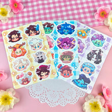 Load image into Gallery viewer, Critical Roll Campaigns - Kiss Cut - Sticker Sheet - Vinyl Stickers

