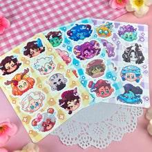 Load image into Gallery viewer, Critical Roll Campaigns - Kiss Cut - Sticker Sheet - Vinyl Stickers
