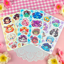Load image into Gallery viewer, Critical Roll Campaigns - Kiss Cut - Sticker Sheet - Vinyl Stickers

