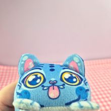 Load image into Gallery viewer, Derpy Tiger Mochi Plush Keychain Bag Charm (HE SQUEAKS!)
