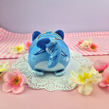 Load image into Gallery viewer, Derpy Tiger Mochi Plush Keychain Bag Charm (HE SQUEAKS!)
