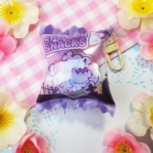 Load image into Gallery viewer, Spooky Snacks - Greavard Ghost Pup Treats - Candy Shaker Bag - Acrylic Charms/Keychains
