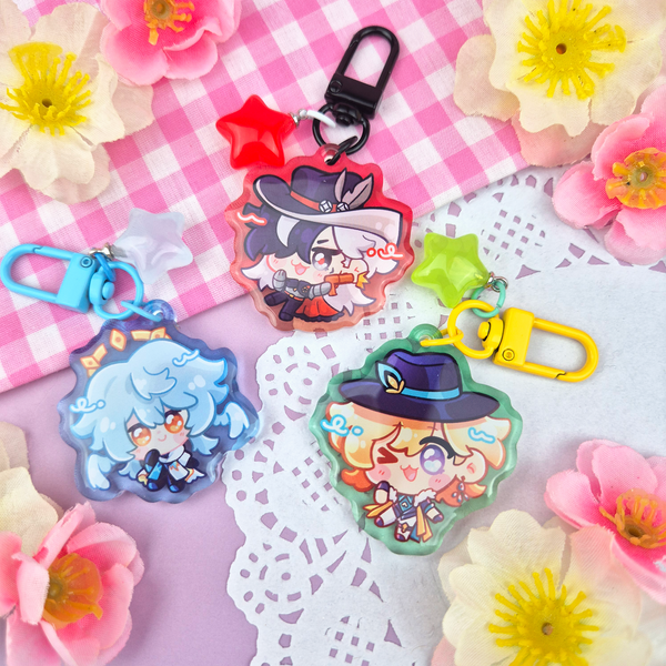 Honkai Mini Keychains - Acrylic Charms/Keychains (Copy)