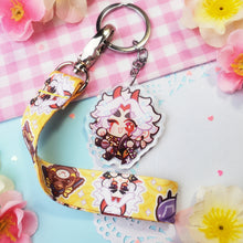 Load image into Gallery viewer, Genshin Impact - Arataki Itto - Mini Lanyard + Acrylic Keychain Set
