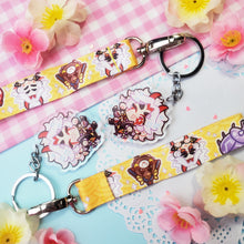 Load image into Gallery viewer, Genshin Impact - Arataki Itto - Mini Lanyard + Acrylic Keychain Set
