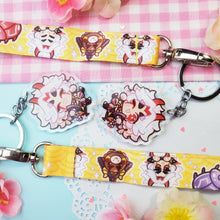 Load image into Gallery viewer, Genshin Impact - Arataki Itto - Mini Lanyard + Acrylic Keychain Set
