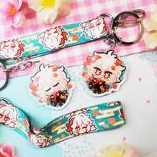 Load image into Gallery viewer, Genshin Impact - Kazuha - Mini Lanyard + Acrylic Keychain Set
