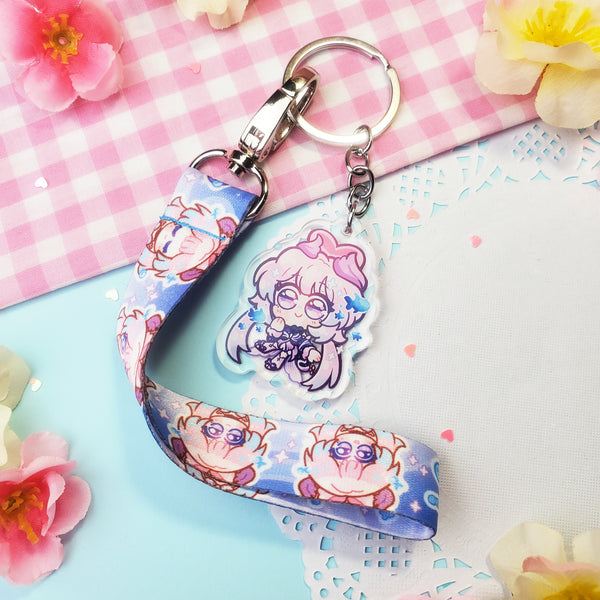 Genshin Impact - Kokomi - Mini Lanyard + Acrylic Keychain Set