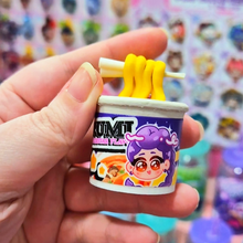 Load image into Gallery viewer, Huntr/x Noodle Cup Clicker Keychains
