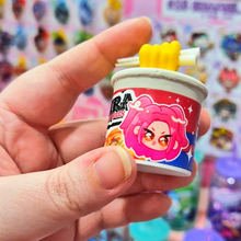 Load image into Gallery viewer, Huntr/x Noodle Cup Clicker Keychains
