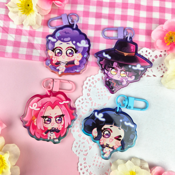 Kpop Demon Hunter Keychains - Acrylic Charms/Keychains
