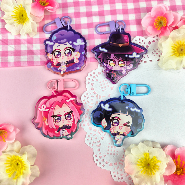 Kpop Demon Hunter Keychains - Acrylic Charms/Keychains